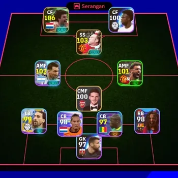 eFootball Accounts Legends & Iconic Players Android|PW 3065|Ruud Gullit Epic,Wayne Rooney Epic|2026|Check SS EFB3328B