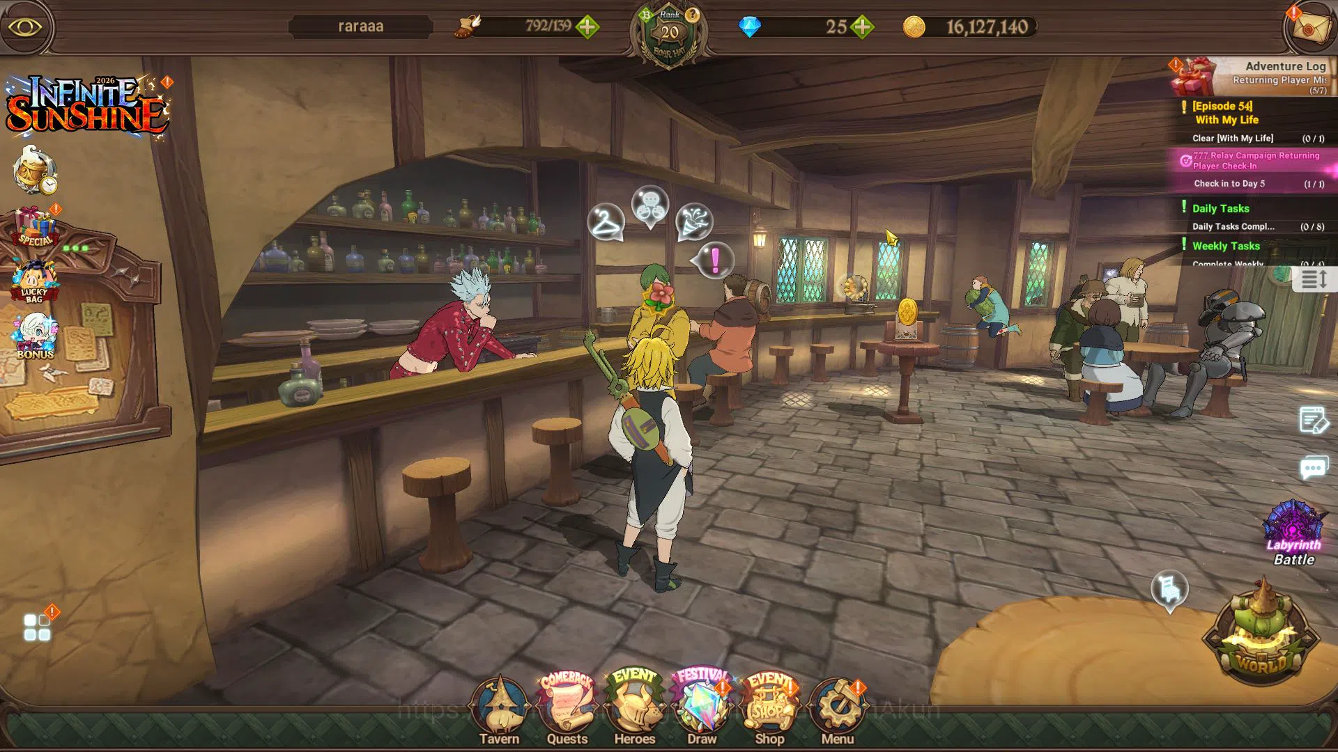 Asia|Starter|Ch 6|801K CC|5 UR|Merlin&Escanor,Escanor,Mael,Thor,DK Meliodas|Code Only(SDS3372) The Seven Deadly Sins: Grand Cross Starter Asia|Starter|Ch 6|801K CC|5 UR|Merlin&Escanor,Esca image 1