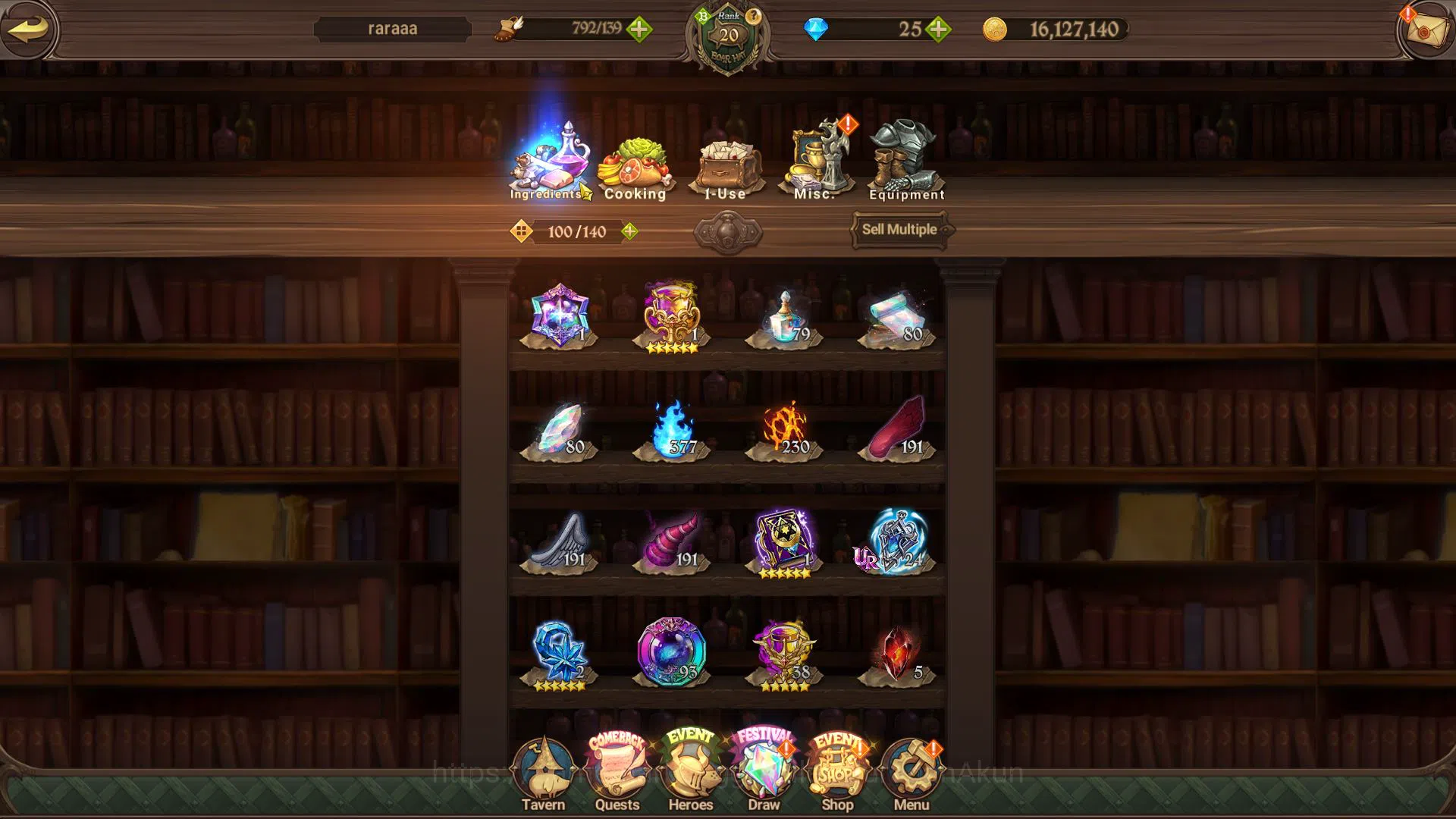 The Seven Deadly Sins: Grand Cross Accounts Starter Asia|Starter|Ch 6|801K CC|5 UR|Merlin&Escanor,Escanor,Mael,Thor,DK 8