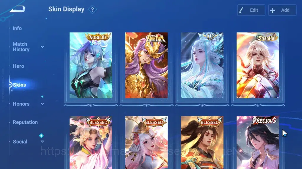 Honor of Kings Accounts Rare Skin Hero113 Skin329|Flawless Wukong,Mythic Diaochan,Lu Bu,Han Xin,AoT Eren&Levi,JJK Gojo,DC 4