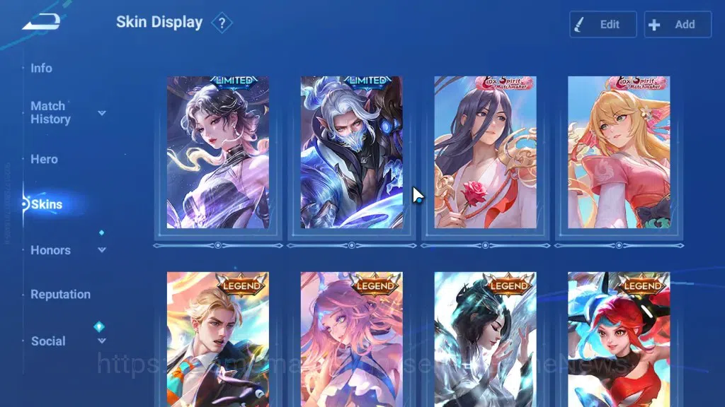 Honor of Kings Accounts Rare Skin Hero113 Skin329|Flawless Wukong,Mythic Diaochan,Lu Bu,Han Xin,AoT Eren&Levi,JJK Gojo,DC 5
