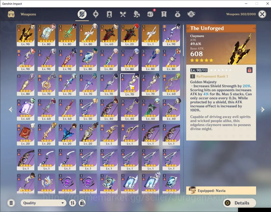 Genshin Impact Accounts Mid Game ASIA|AR 57|Free HSR|10 Limited+ 7 [5 Star's Weapon][Kazuha 3