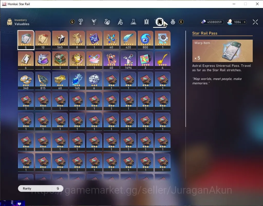 Honkai Star Rail Accounts End Game ASIA |TL 70|Free GI|14 Limited|[Phainon,The Herta,Black 3