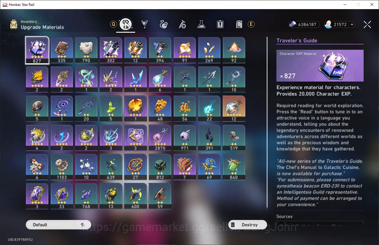 Honkai Star Rail Accounts Others ASIA TL59|6 Lim|Premium DOT|Hysilens E1|Kafka|Black Swan|Dan Heng PT|Ruan 8