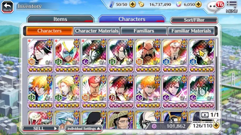 Bleach: Brave Souls Accounts [GLOBAL]6K Orbs+Fresh All Story|Renewed Byakuya,Cr image 10