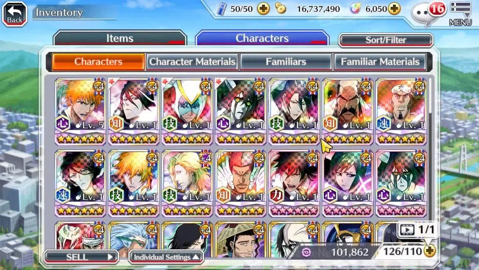 Bleach: Brave Souls Accounts [GLOBAL]6K Orbs+Fresh All Story|Renewed Byakuya,Cr image 11