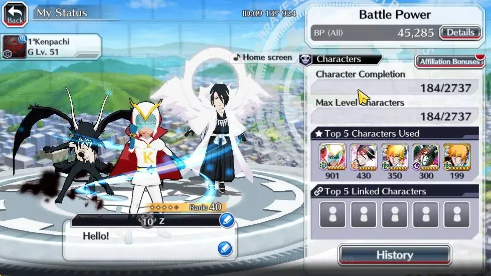 Bleach: Brave Souls Accounts [GLOBAL]6K Orbs+Fresh All Story|Renewed Byakuya,Cr image 3