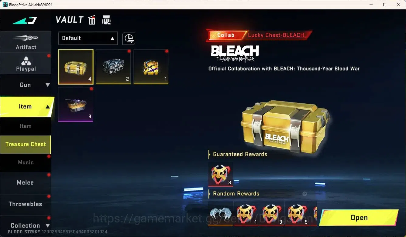 Blood Strike Accounts ASIA | BLEACH Ethan | MCX EVA | 2 Ultra Guns | 4 B image 9