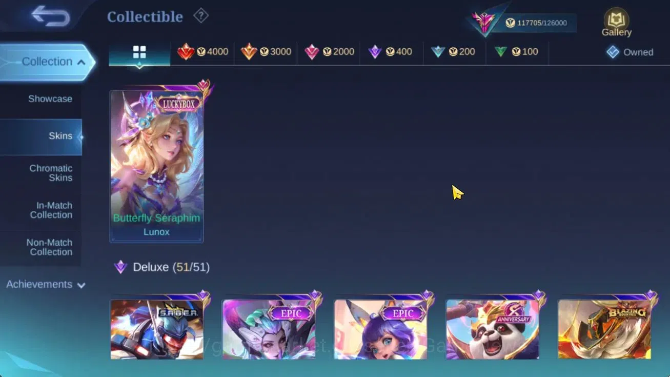 Mobile Legends: Bang Bang Accounts Hero 132|Skin 427|WDP 54 Day|Legend Lunox,JJK Xavi image 10