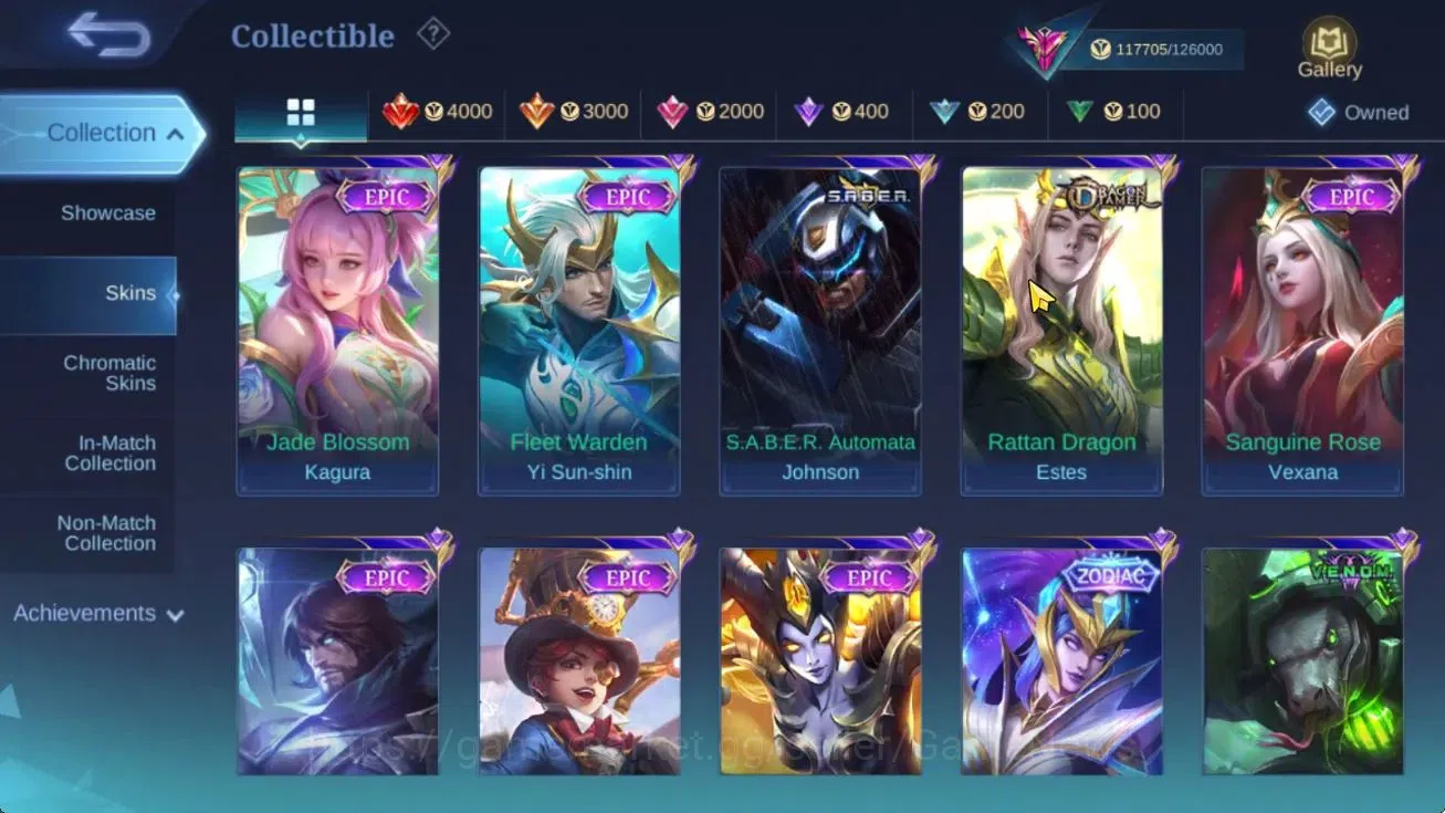 Mobile Legends: Bang Bang Accounts Hero 132|Skin 427|WDP 54 Day|Legend Lunox,JJK Xavi image 13