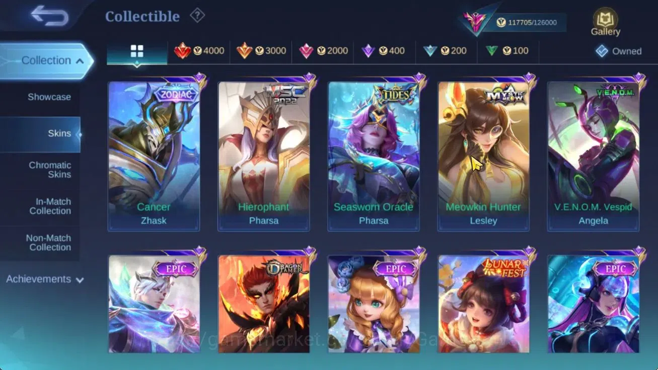 Mobile Legends: Bang Bang Accounts Hero 132|Skin 427|WDP 54 Day|Legend Lunox,JJK Xavi image 15