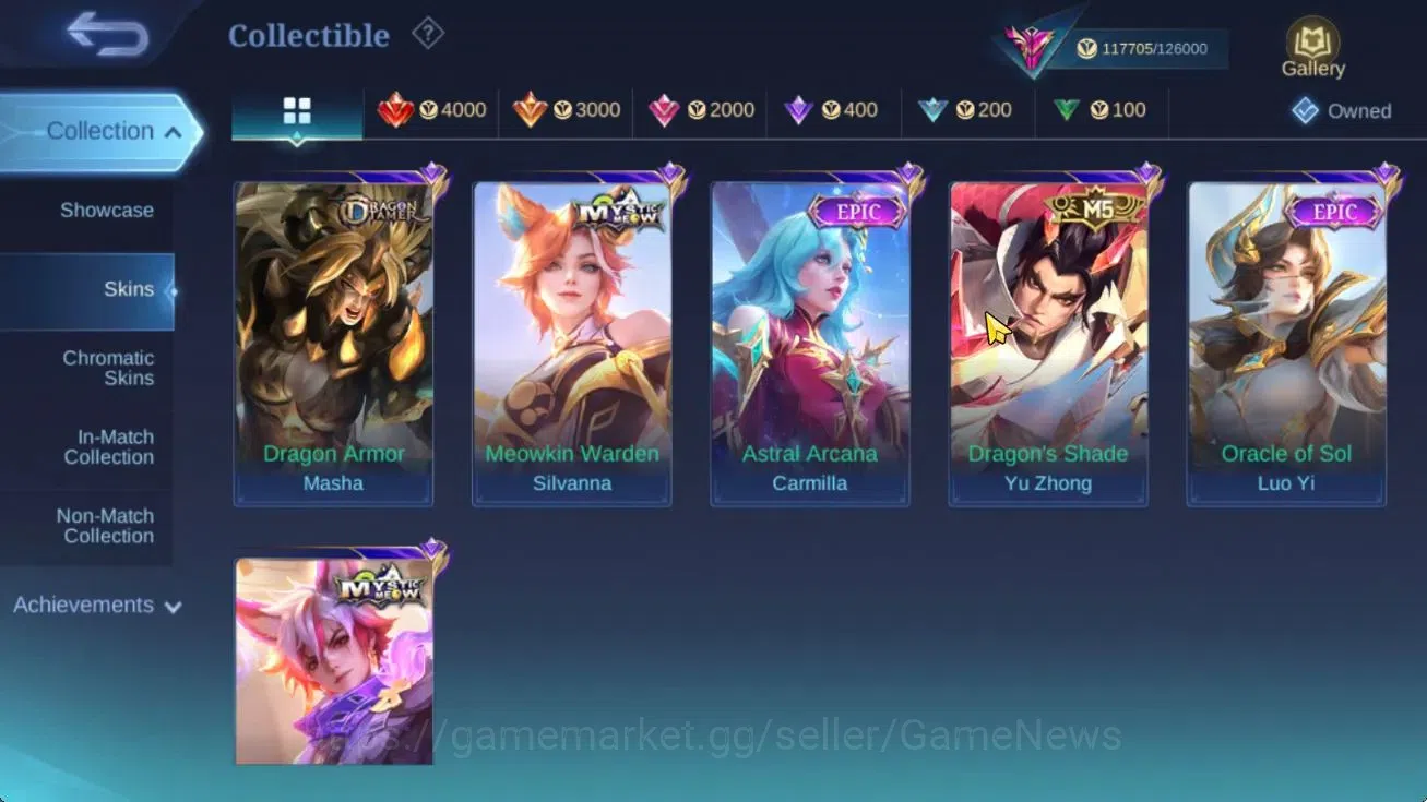 Mobile Legends: Bang Bang Accounts Hero 132|Skin 427|WDP 54 Day|Legend Lunox,JJK Xavi image 19
