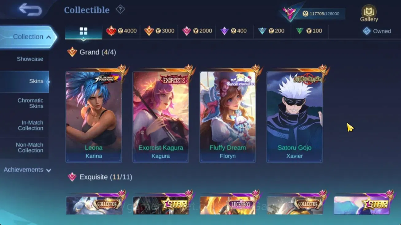 Mobile Legends: Bang Bang Accounts Hero 132|Skin 427|WDP 54 Day|Legend Lunox,JJK Xavi image 7