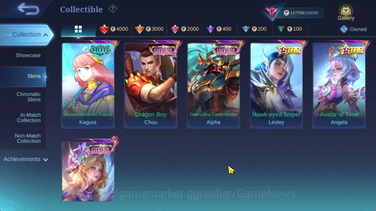 Mobile Legends: Bang Bang Accounts Hero 132|Skin 427|WDP 54 Day|Legend Lunox,JJK Xavi image 9
