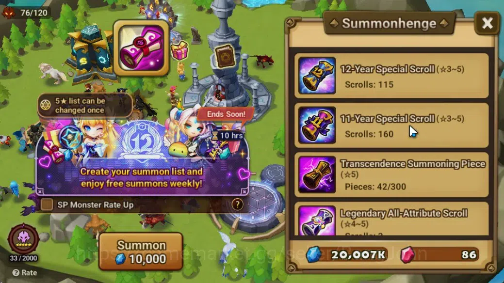 Summoners War: Sky Arena Accounts GLOBAL | NB 5 TESHAR,Starter Gacha 115 12Y+160 11Y image 1