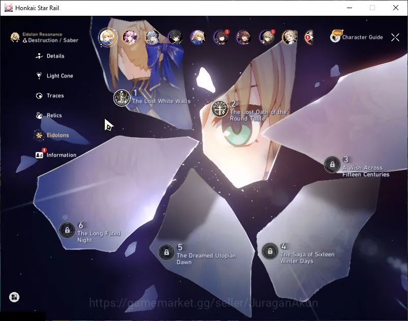 Honkai Star Rail Accounts Mid Game ASIA|TL 66| 6 Limited | Saber E2+Sign, The Herta+Sign, Phainon, Dan Heng PT Etc |MC 3