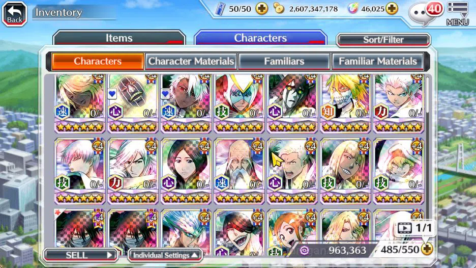 Bleach: Brave Souls Accounts Mid-Tier [GLOBAL]46K Orbs|Trio TYBW25 (Mayuri,Rangiku,Toshiro) Ichigo Mungetsu, Gremmy 9th 6