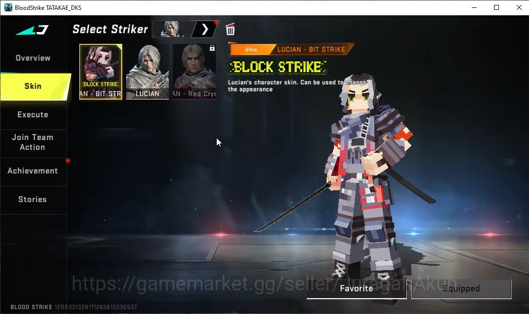 Blood Strike Accounts Mid-Tier Asia|ETERNAL ETHAN-Alien Walker|2 Limit RPK-Vermilion,Anniv FAL-Evodra|3 Ultra 5