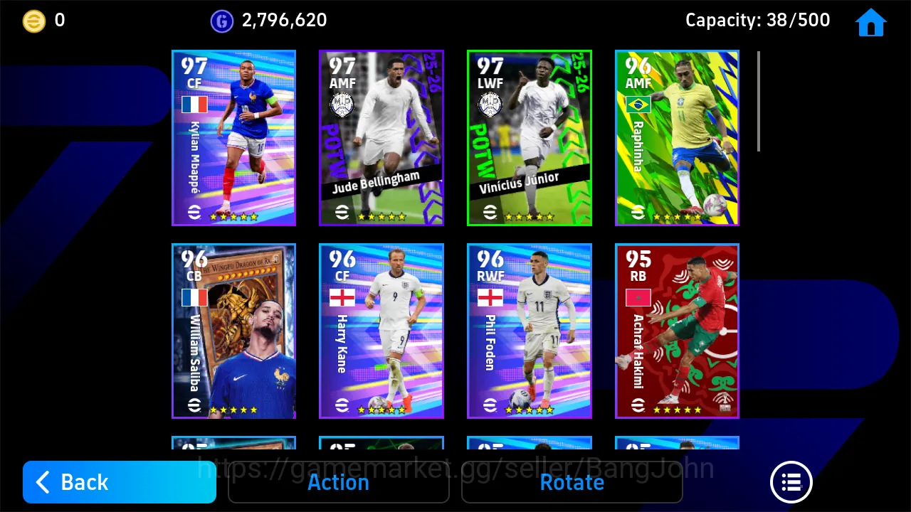eFootball Accounts Others Power 3151 | isak showtime belingham showtime granvenbech showtime gattuso epic db new |EFB194B 5