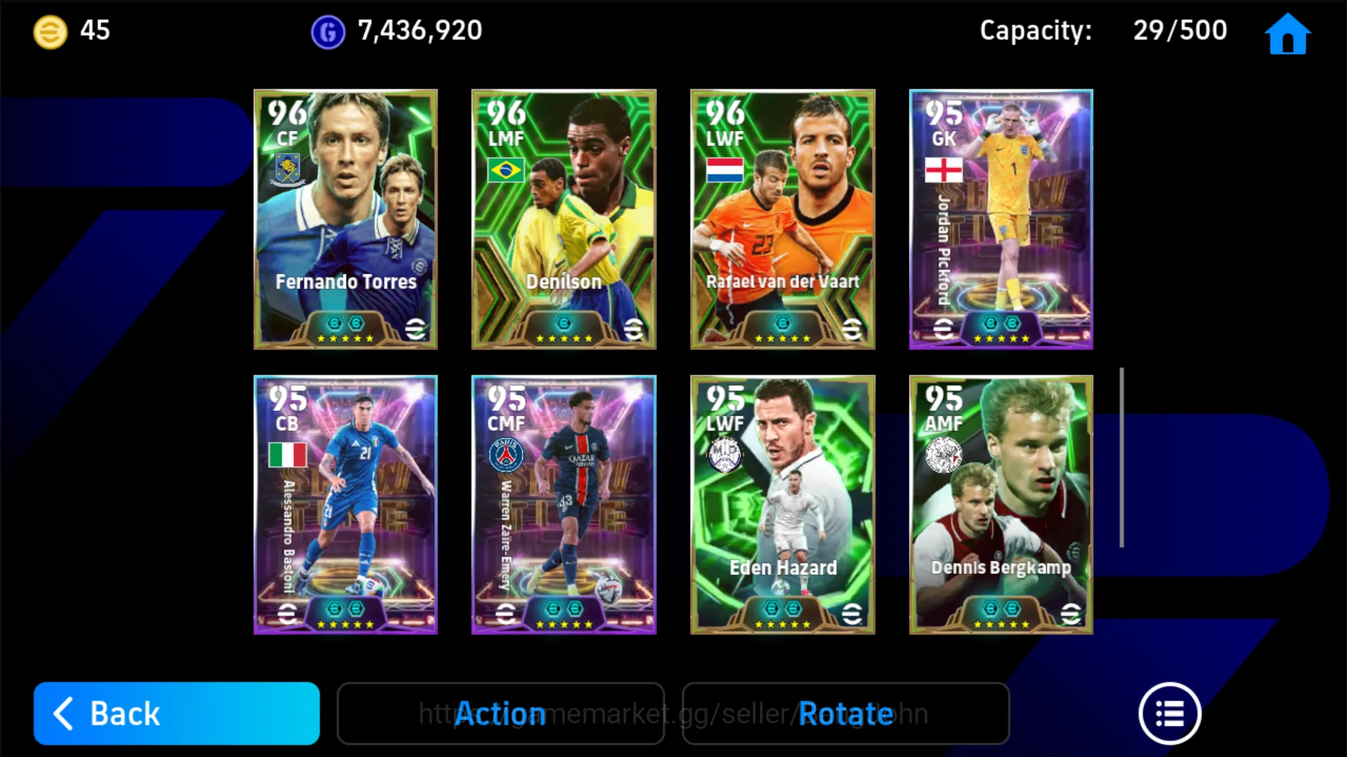 eFootball Accounts power 3190 | | lukaku show time , de jong show tim image 6