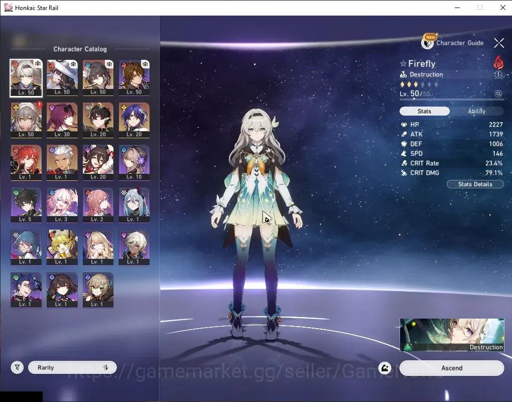 Honkai Star Rail Accounts Asia|TL 40|30 SRSP|7 Limited|Firefly+Sign,The Dahl image 4