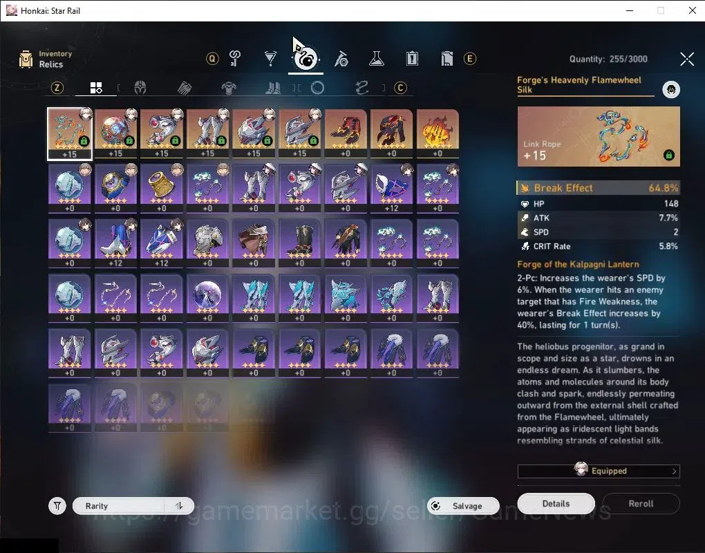Honkai Star Rail Accounts Asia|TL 40|30 SRSP|7 Limited|Firefly+Sign,The Dahl image 7