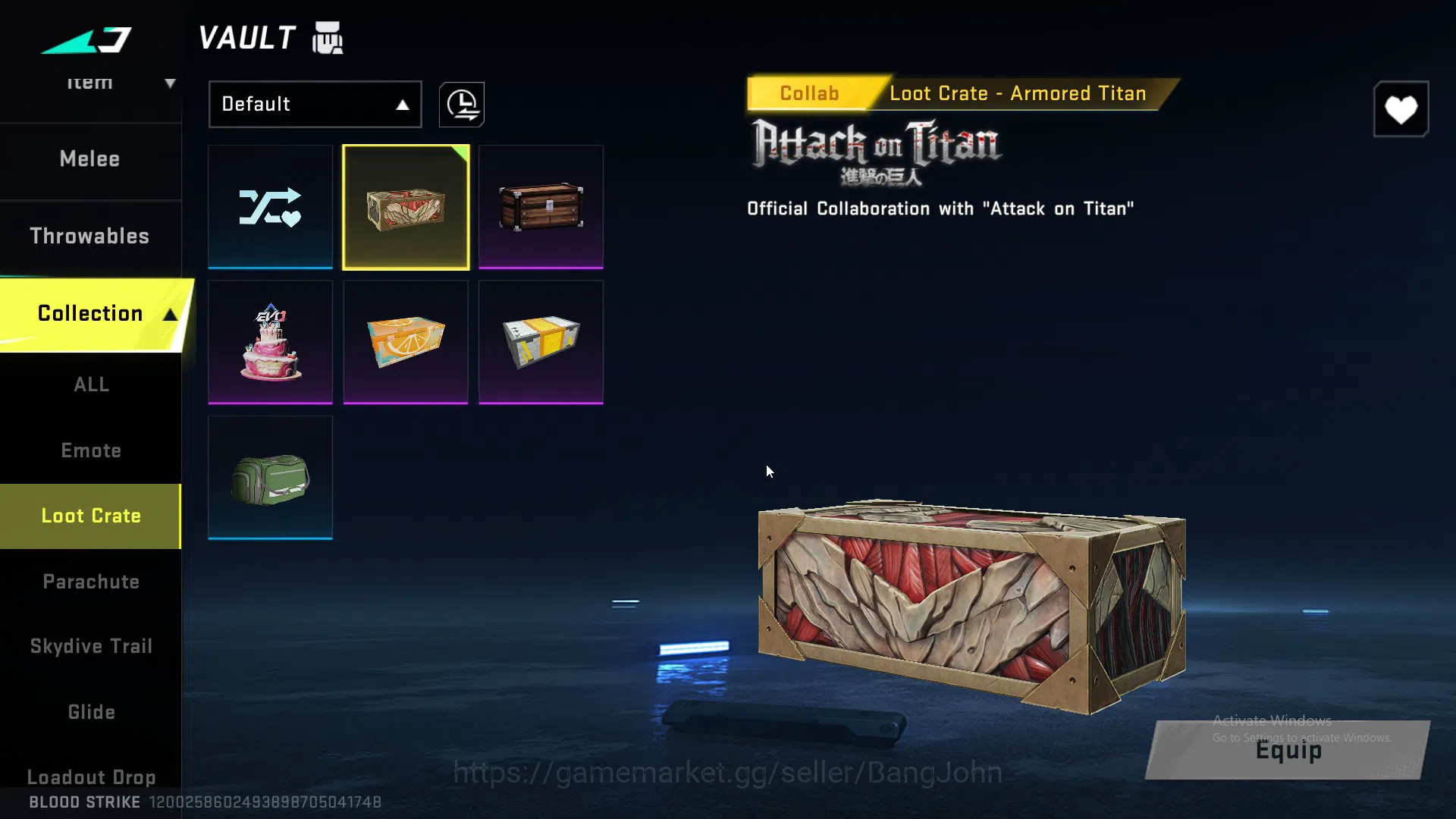 Blood Strike Accounts ASIA | 1 Ethernal | Ethan Eren (AOT) | Ultra M4, U image 16
