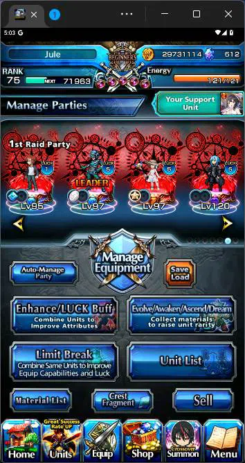 Grand Summoners Accounts Others GLOBAL|12 Ascend|Inumata,SummerMiyu,DL Rimuru TW,Shirou Emiya TW,etc|Take mail|check 7