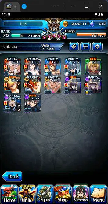 Grand Summoners Accounts Others GLOBAL|12 Ascend|Inumata,SummerMiyu,DL Rimuru TW,Shirou Emiya TW,etc|Take mail|check 8