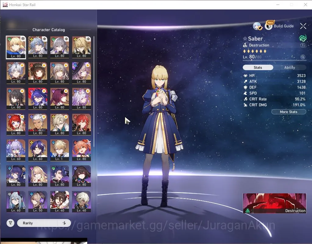 Honkai Star Rail Accounts End Game 2