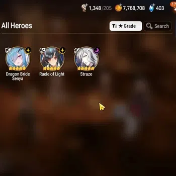 Epic Seven Accounts Starter GLOBAL UnVerif|New Era|3 ML(RueleLight,Straze,DB Senya)+TA Coli,Ab Fumyr,etc|Abys F 51|1,3K