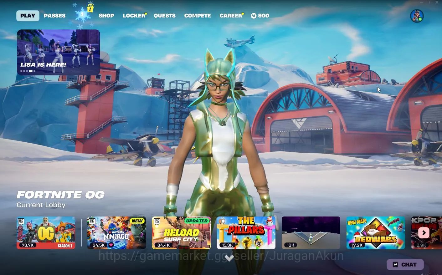 Fortnite Accounts GLOBAL|129 Total Outfits(Renegade Lynx,Spectra Knight,Eren Jaeger)+ 130 Pickaxes + 126 Gliders|EPIC 2