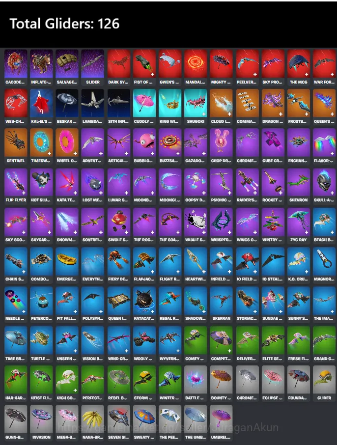 Fortnite Accounts GLOBAL|129 Total Outfits(Renegade Lynx,Spectra Knight,Eren Jaeger)+ 130 Pickaxes + 126 Gliders|EPIC 3