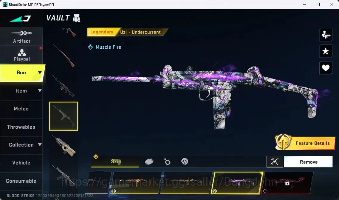 Blood Strike Accounts ASIA | 1 ETERNAL: QBZ95 - WHISPER | 1 ULTRA MELEE image 10