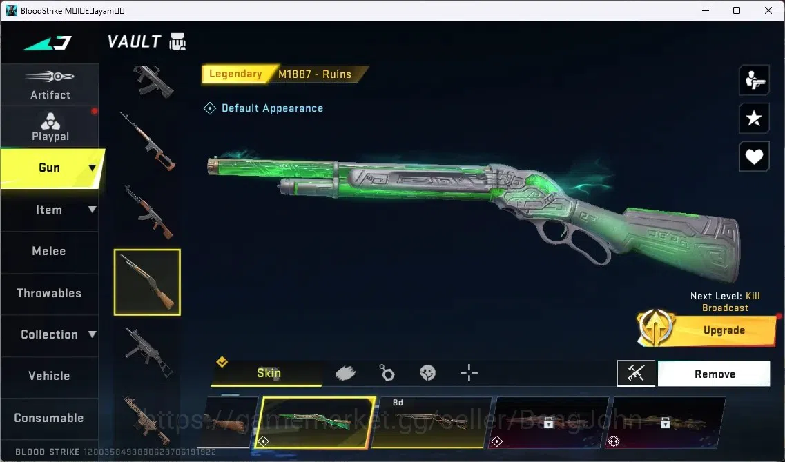 Blood Strike Accounts ASIA | 1 ETERNAL: QBZ95 - WHISPER | 1 ULTRA MELEE image 12