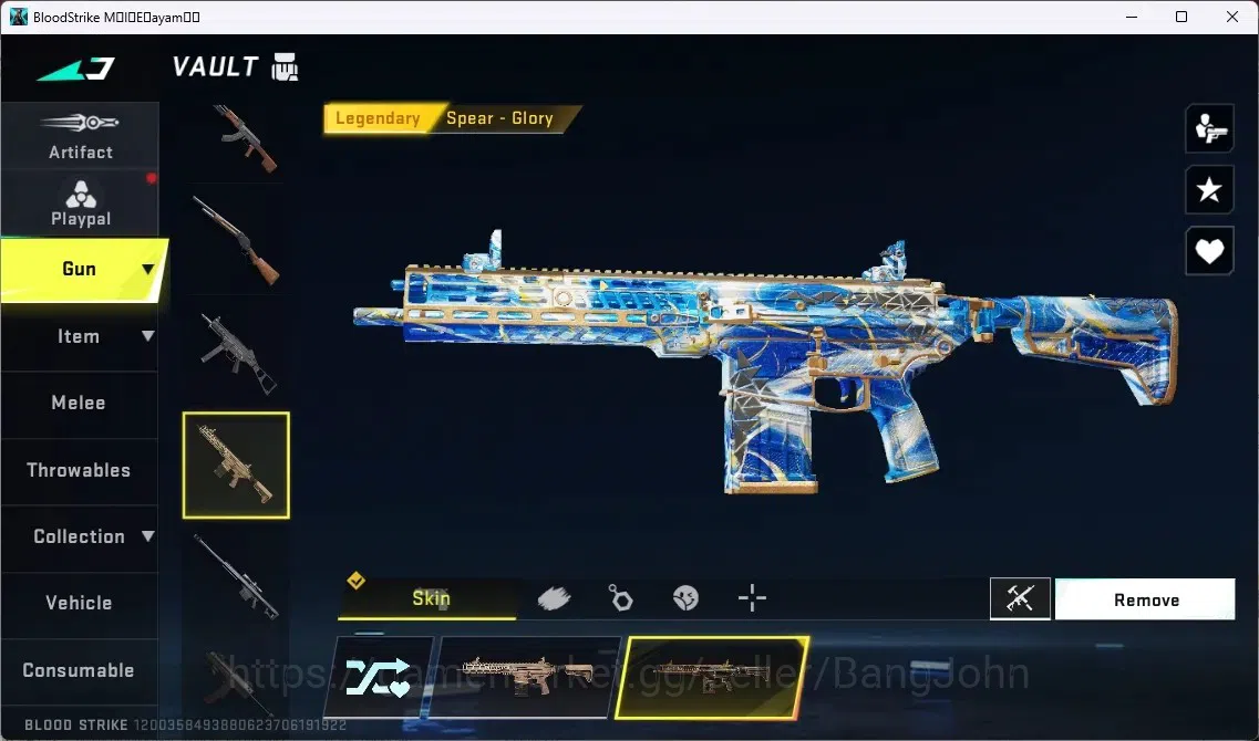 Blood Strike Accounts ASIA | 1 ETERNAL: QBZ95 - WHISPER | 1 ULTRA MELEE image 13