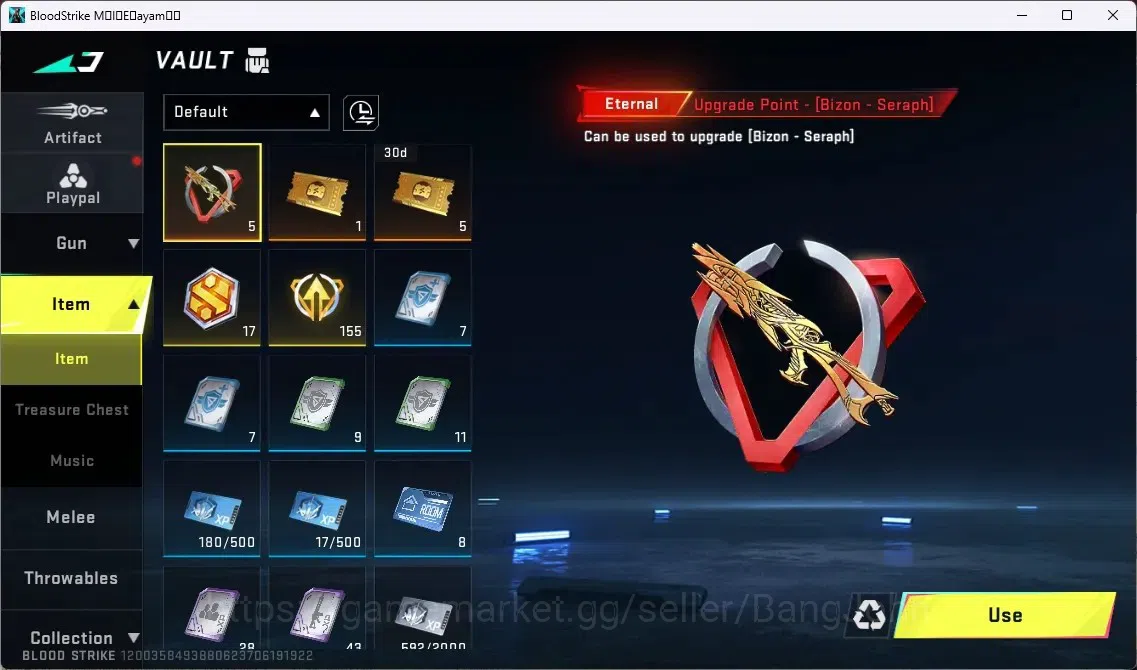 Blood Strike Accounts ASIA | 1 ETERNAL: QBZ95 - WHISPER | 1 ULTRA MELEE image 14