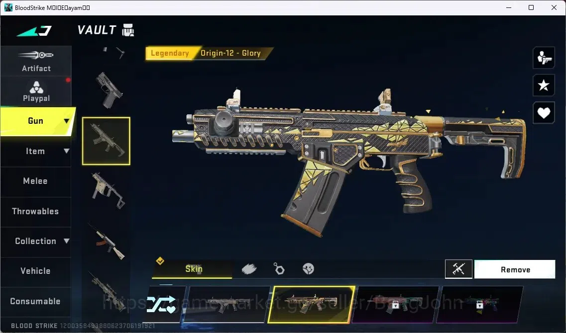 Blood Strike Accounts ASIA | 1 ETERNAL: QBZ95 - WHISPER | 1 ULTRA MELEE image 3