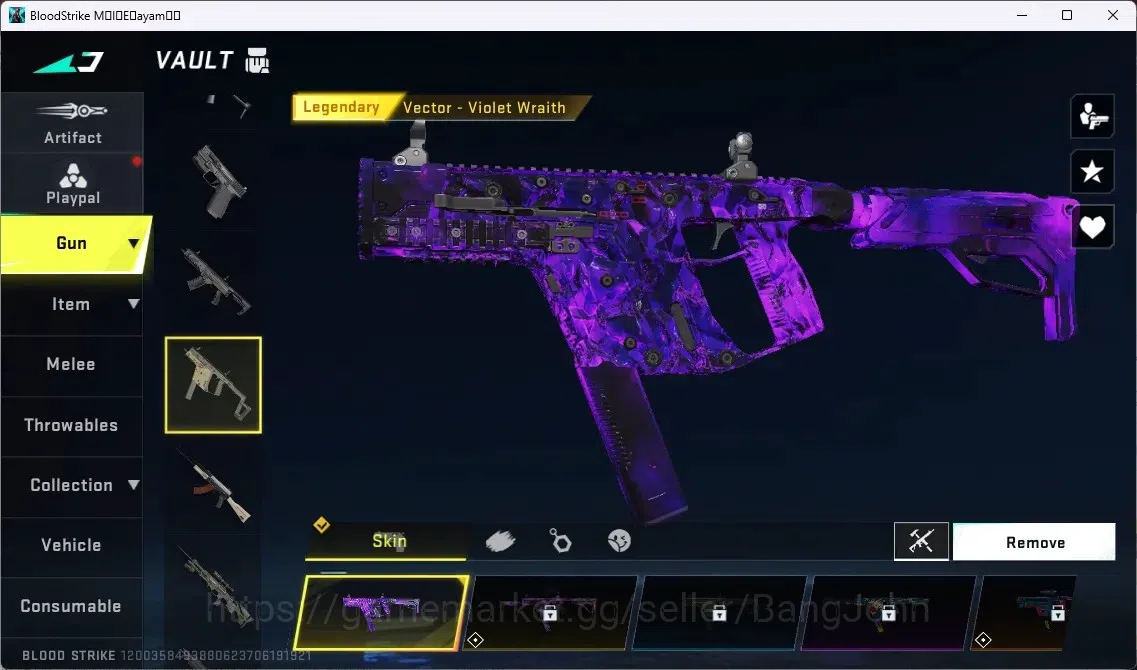 Blood Strike Accounts ASIA | 1 ETERNAL: QBZ95 - WHISPER | 1 ULTRA MELEE image 4
