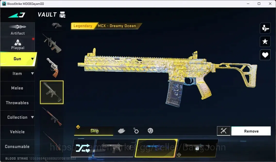 Blood Strike Accounts ASIA | 1 ETERNAL: QBZ95 - WHISPER | 1 ULTRA MELEE image 9