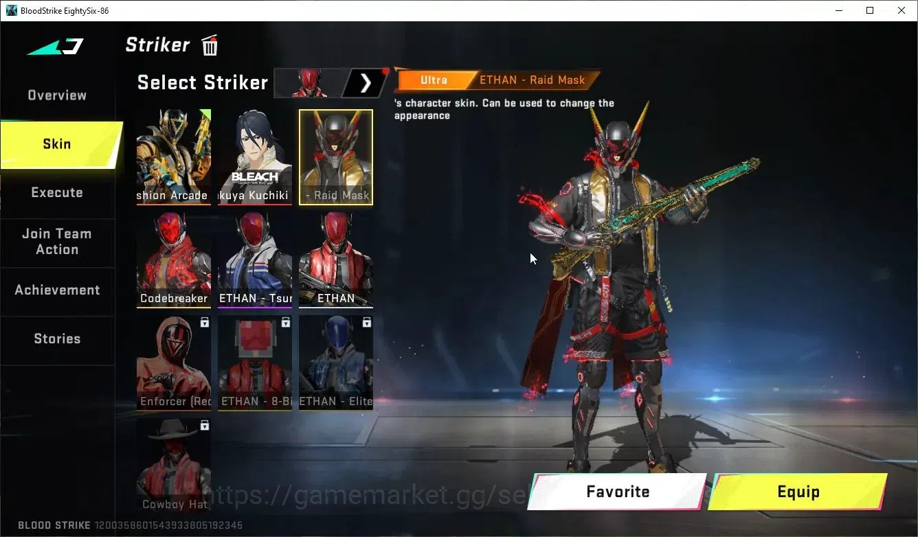 Blood Strike Accounts ASIA|ETERNAL Karl98+MELEE AXE,COLLAB 7DS AK47,BLEA image 11