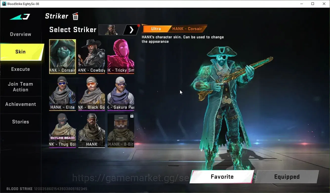Blood Strike Accounts ASIA|ETERNAL Karl98+MELEE AXE,COLLAB 7DS AK47,BLEA image 14