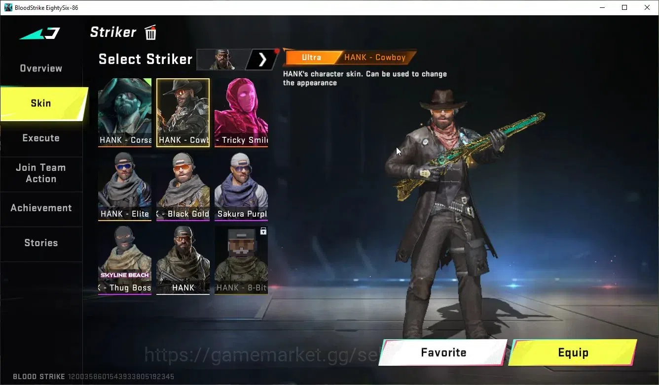 Blood Strike Accounts ASIA|ETERNAL Karl98+MELEE AXE,COLLAB 7DS AK47,BLEA image 15