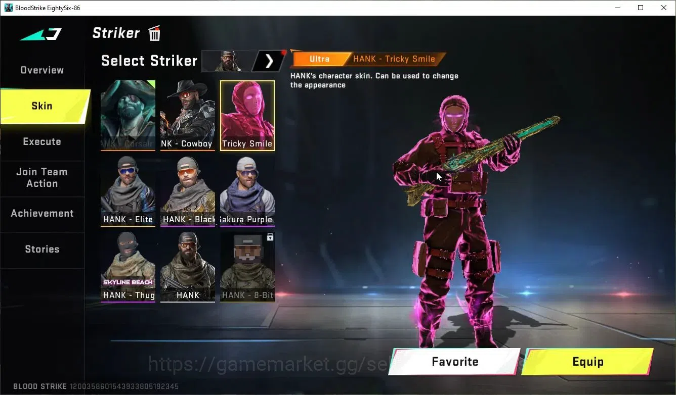 Blood Strike Accounts ASIA|ETERNAL Karl98+MELEE AXE,COLLAB 7DS AK47,BLEA image 16