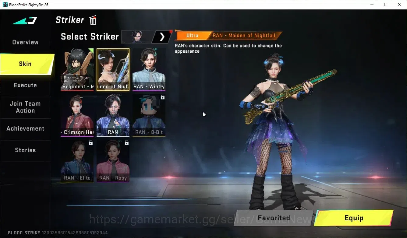 Blood Strike Accounts ASIA|ETERNAL Karl98+MELEE AXE,COLLAB 7DS AK47,BLEA image 4