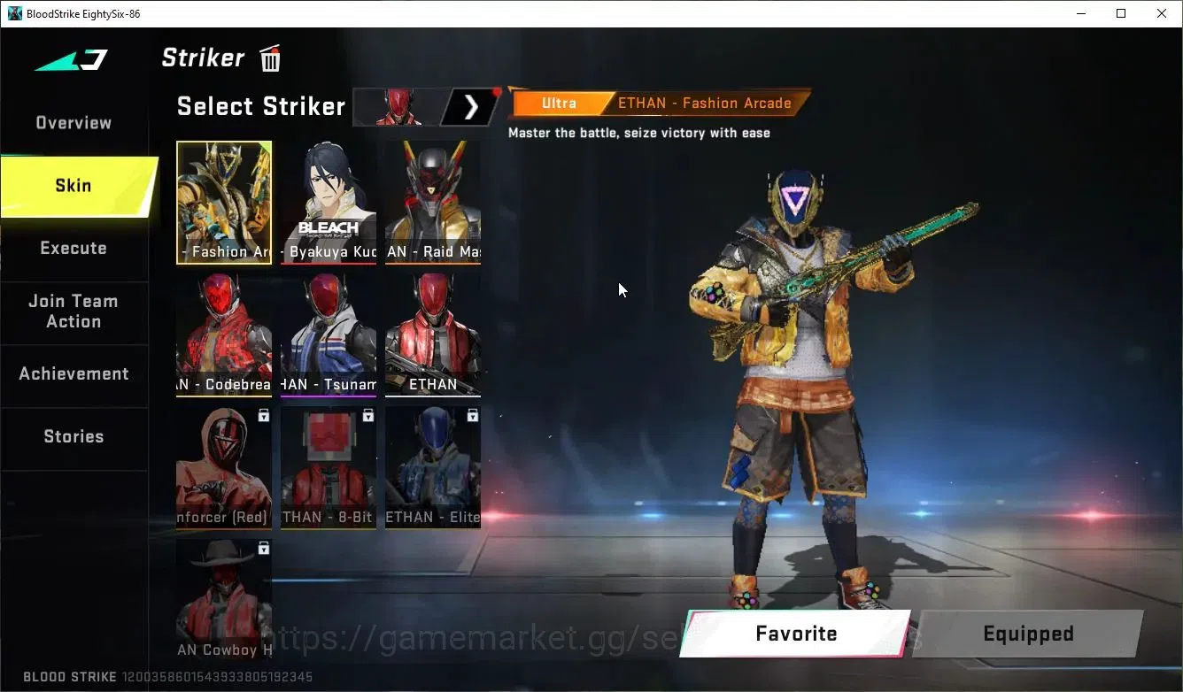 Blood Strike Accounts ASIA|ETERNAL Karl98+MELEE AXE,COLLAB 7DS AK47,BLEA image 9