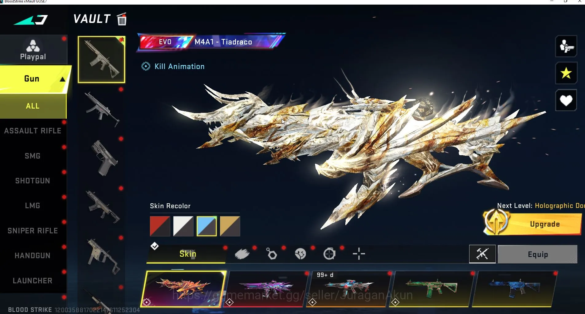 Blood Strike Accounts Asia|2EVO [M4A1-Tiadraco & Scar Stellar] + 17[Ump  image 3