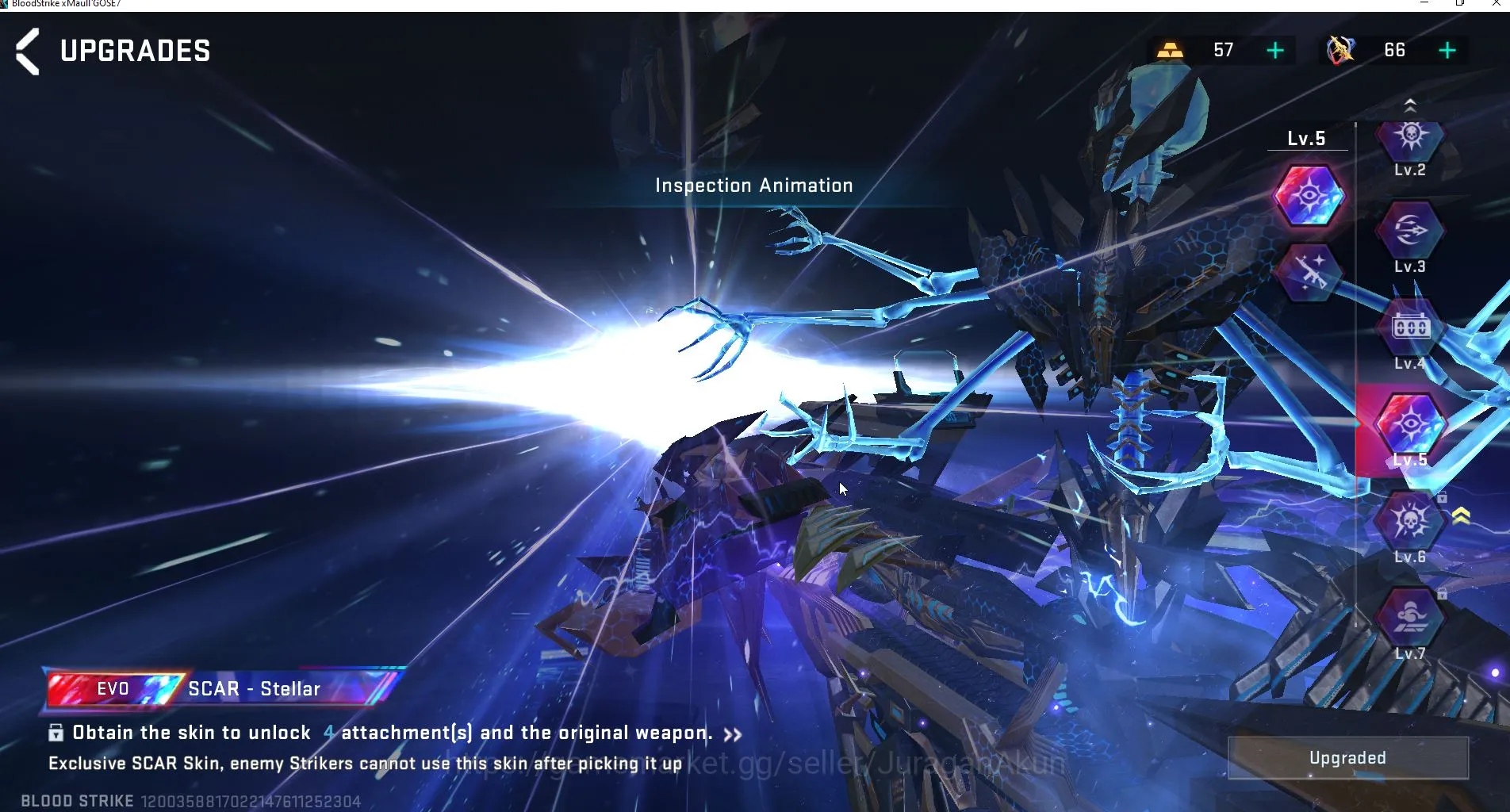 Blood Strike Accounts Asia|2EVO [M4A1-Tiadraco & Scar Stellar] + 17[Ump  image 5