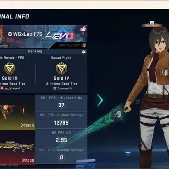 Blood Strike Accounts Others ASIA | 2 EVO Gun: M4A1-Tiadraco Lv.5[Inspect]|2 Eternal Striker|8 Eternal Gun:MP5,AK47,Etc|3