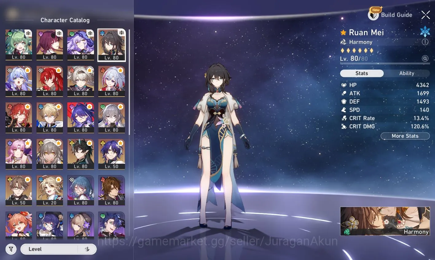Honkai Star Rail Accounts Mid Game Asia [TL70] 11 Limited (Robin+Sign, Archeron+Sign, Ruan Mei+Sign, Huohuo and ETC) |Take 5